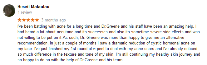 patient review for Dr Greene